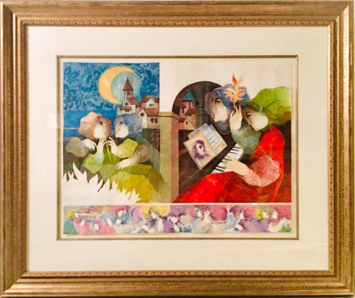 Concert of the Night Lithograph | Sunol Alvar,{{product.type}}