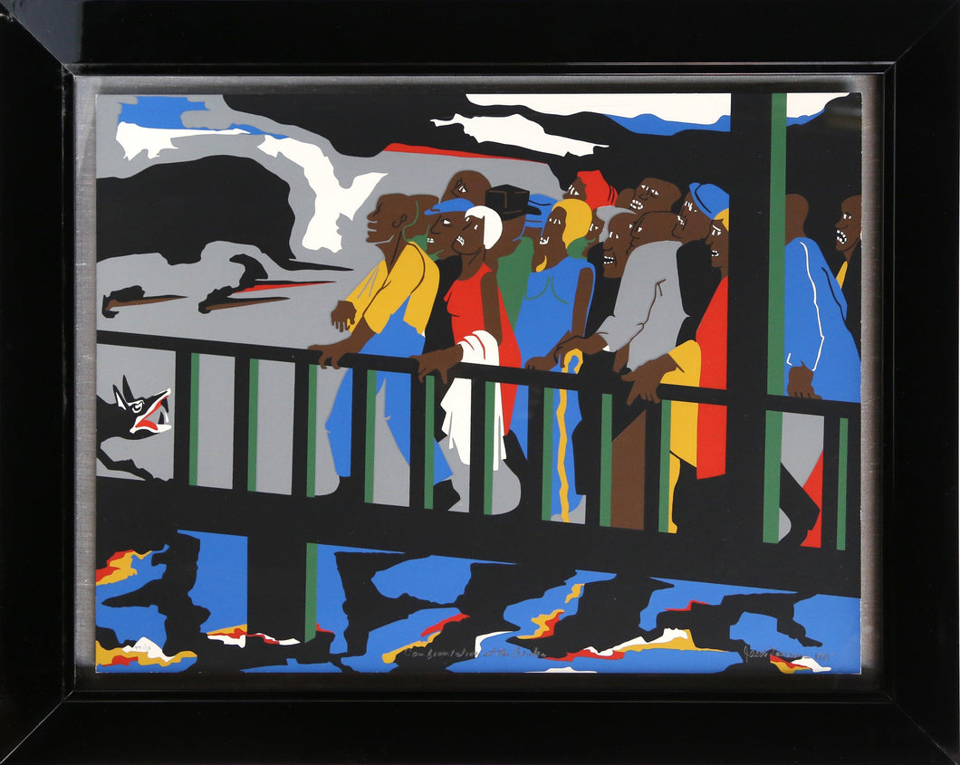 Confrontation at the Bridge (Selma, Alabama) Screenprint | Jacob Lawrence,{{product.type}}