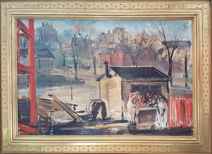 Construction Site Oil | Peter Geoffrey Cook,{{product.type}}