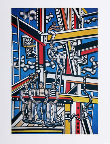 Construction Workers Poster | Fernand Leger,{{product.type}}