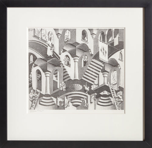Convex and Concave Lithograph | M.C. (Maurits Cornelis) Escher,{{product.type}}