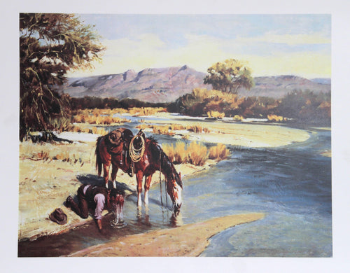 Cooling Off Lithograph | Duane Bryers,{{product.type}}