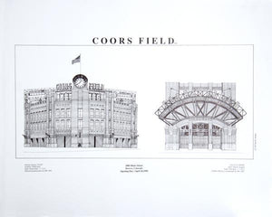 Coors Field Poster | Paul K. Jacques,{{product.type}}