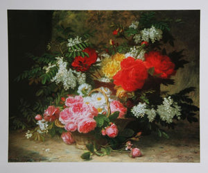 Corbeilles de Fleurs Poster | Jules Ferdinand Medard,{{product.type}}