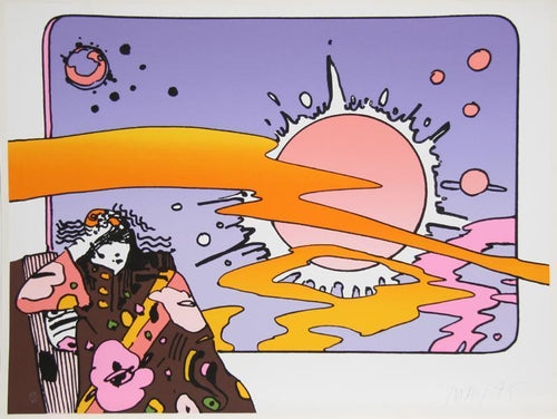 Cosmic Window Screenprint | Peter Max,{{product.type}}