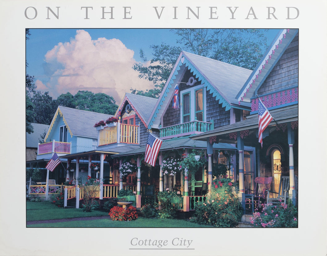 Cottage City Landscape Poster | Unknown Artist - Poster,{{product.type}}