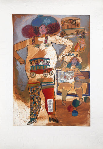 Couler Voyage pour Attaper Etching | Theo Tobiasse,{{product.type}}