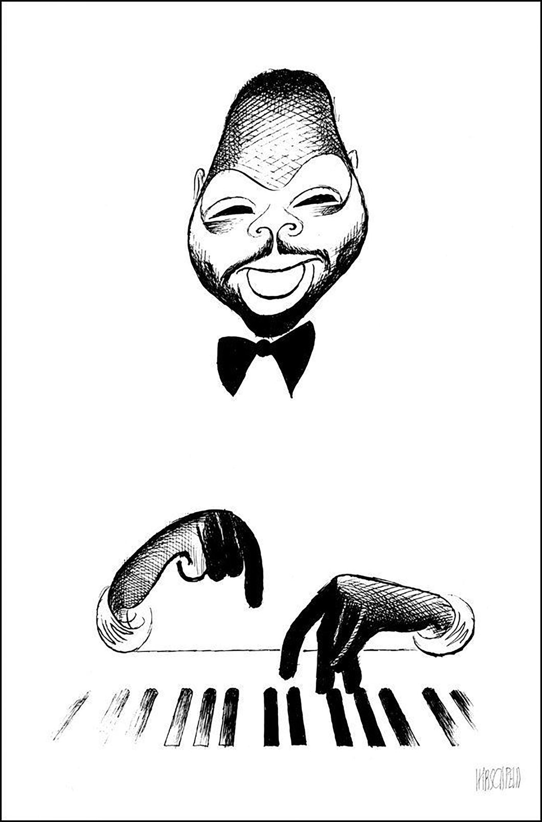 Count Basie Lithograph | Al Hirschfeld,{{product.type}}