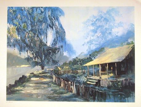 Country House Lithograph | Robert Plummer Ludlum,{{product.type}}