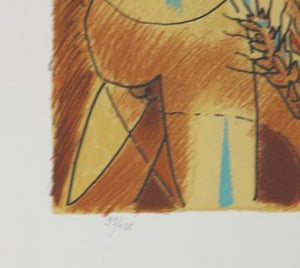 Couple Alchimique from Je Reve Portfolio Lithograph | Andre Masson,{{product.type}}