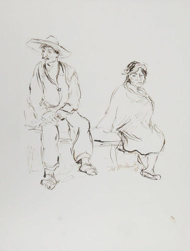 Couple in Mexico - II Ink | Ira Moskowitz,{{product.type}}