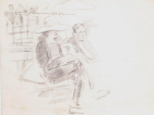 Couple in Park Pencil | Marshall Goodman,{{product.type}}