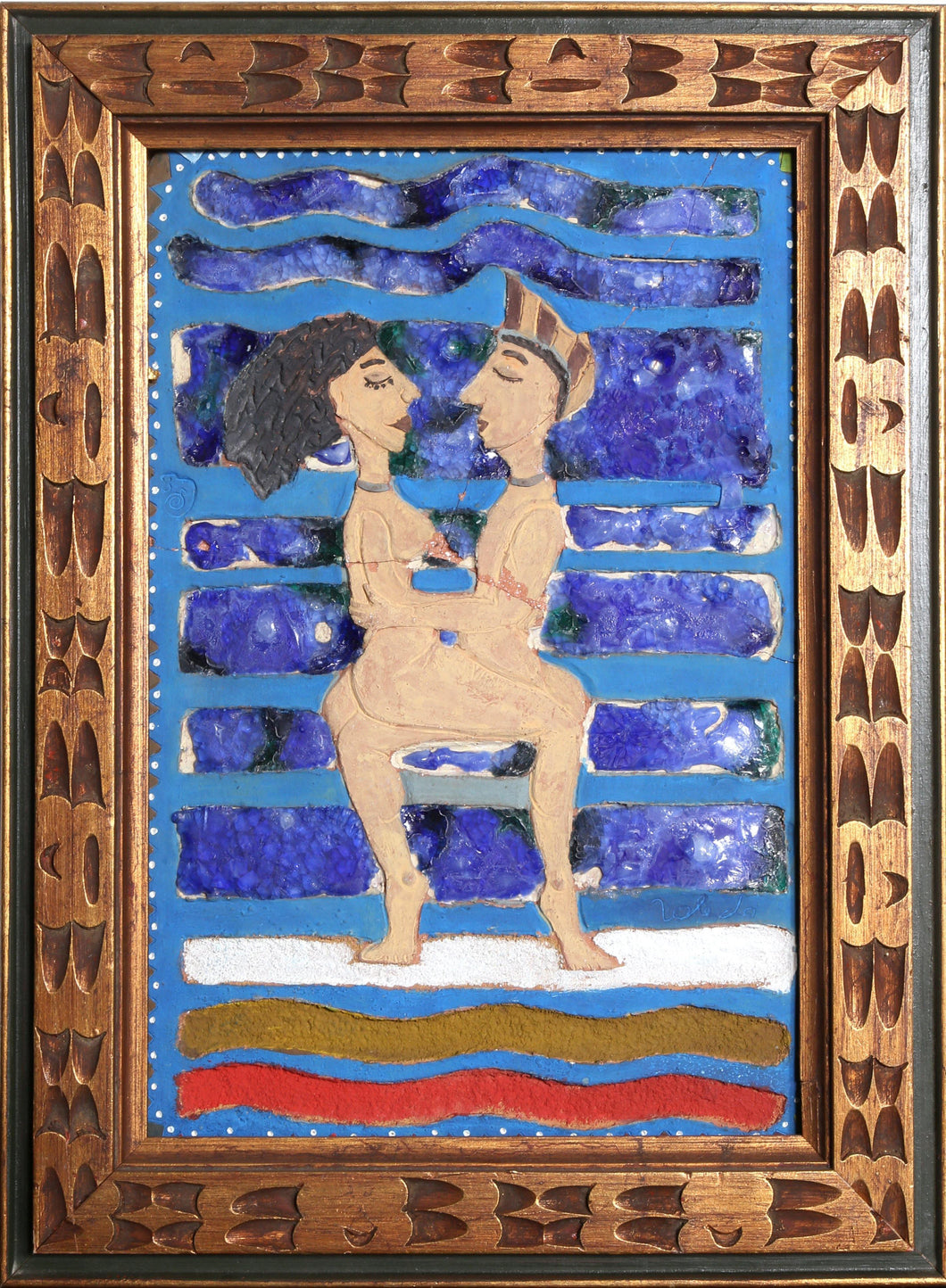 Couple Making Waves Mixed Media | Toledo,{{product.type}}