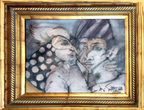 Court Jesters Oil | Ramon Santiago,{{product.type}}