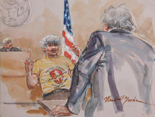 Courtroom 117 Watercolor | Marshall Goodman,{{product.type}}