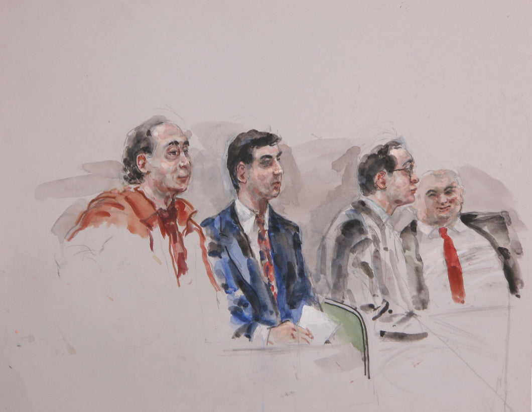 Courtroom 135 Watercolor | Marshall Goodman,{{product.type}}