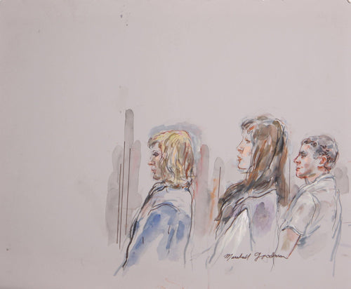 Courtroom 137 Watercolor | Marshall Goodman,{{product.type}}