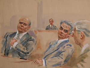 Courtroom 173 Watercolor | Marshall Goodman,{{product.type}}