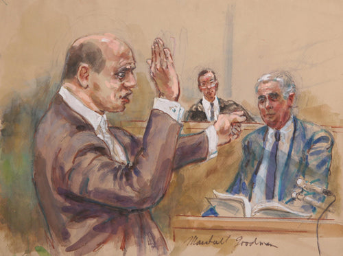 Courtroom 174 Watercolor | Marshall Goodman,{{product.type}}