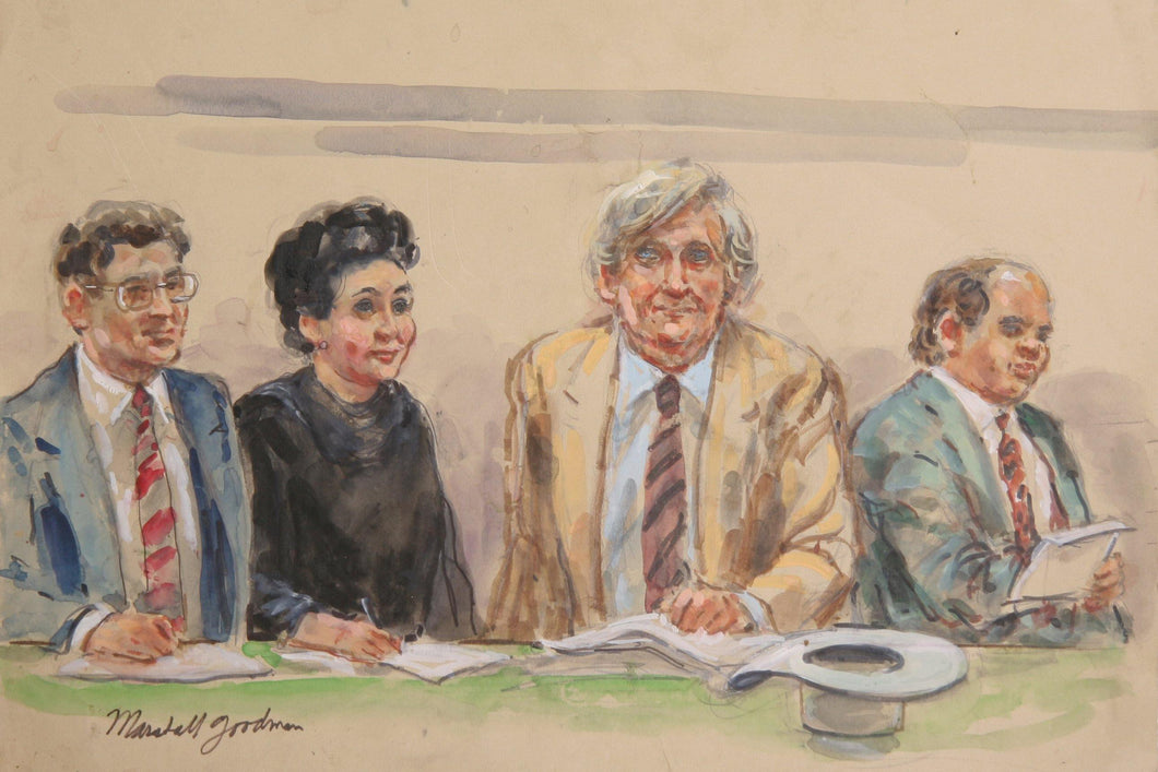 Courtroom 178 Watercolor | Marshall Goodman,{{product.type}}