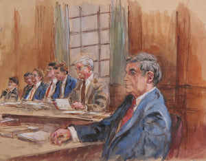 Courtroom 193 Watercolor | Marshall Goodman,{{product.type}}