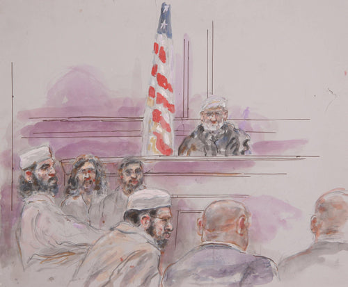 Courtroom 280 Watercolor | Marshall Goodman,{{product.type}}