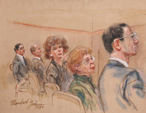 Courtroom 351 Watercolor | Marshall Goodman,{{product.type}}