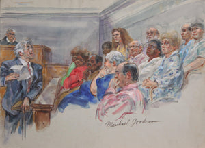 Courtroom 39 Watercolor | Marshall Goodman,{{product.type}}