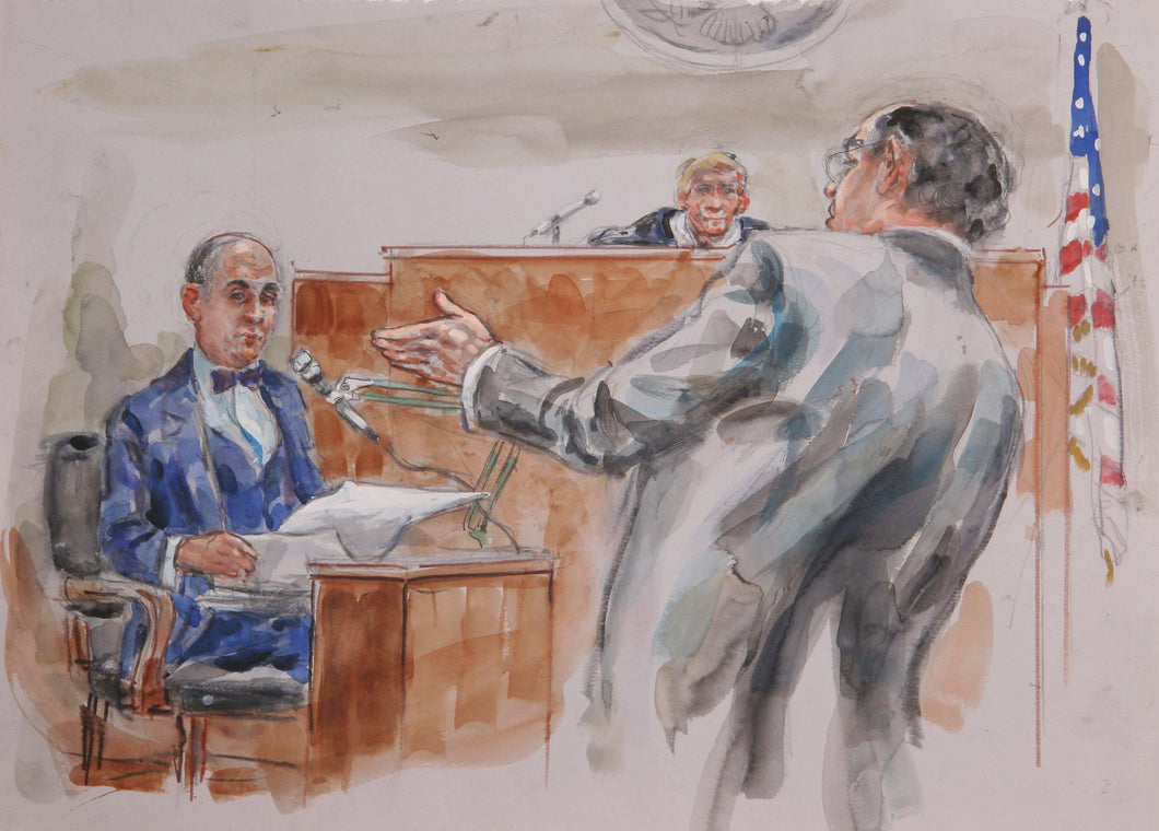 Courtroom 65 Watercolor | Marshall Goodman,{{product.type}}