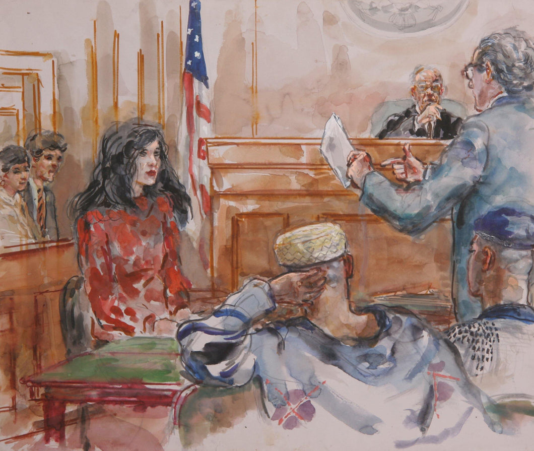 Courtroom 99 Watercolor | Marshall Goodman,{{product.type}}