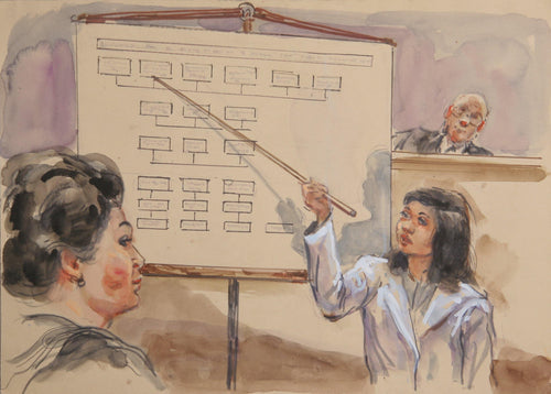 Courtroom034 Watercolor | Marshall Goodman,{{product.type}}