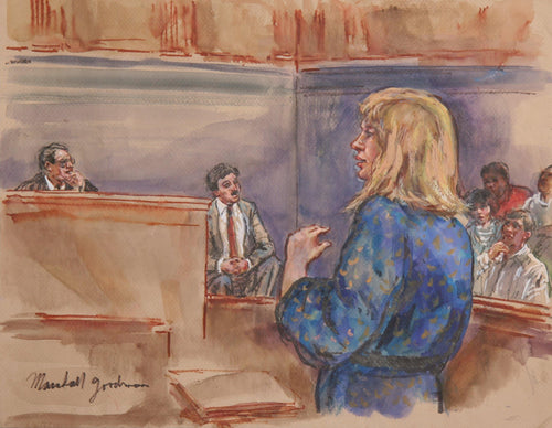 Courtroom060 Watercolor | Marshall Goodman,{{product.type}}