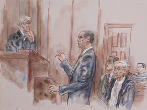 Courtroom269 Watercolor | Marshall Goodman,{{product.type}}