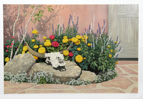 Courtyard Garden Screenprint | Lorna Patrick,{{product.type}}