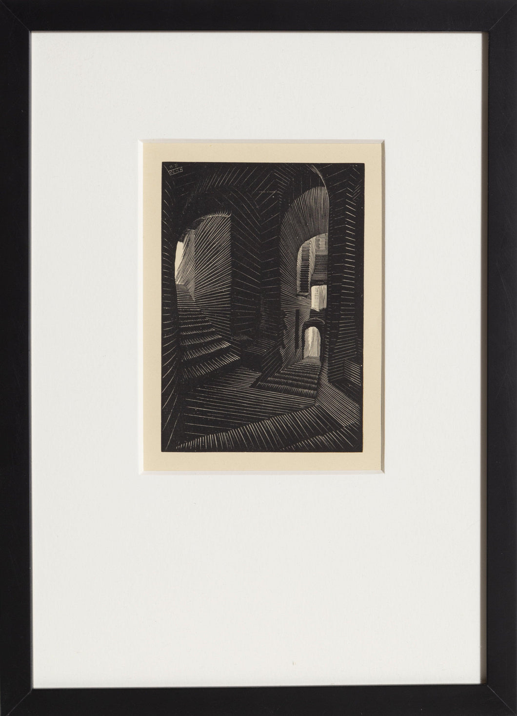 Covered Alley in Atrani Woodcut | M.C. (Maurits Cornelis) Escher,{{product.type}}