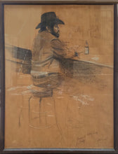 Cowboy at a Bar Pastel | Harry McCormick,{{product.type}}