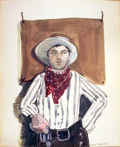 Cowboy Watercolor | Pamme Turner,{{product.type}}