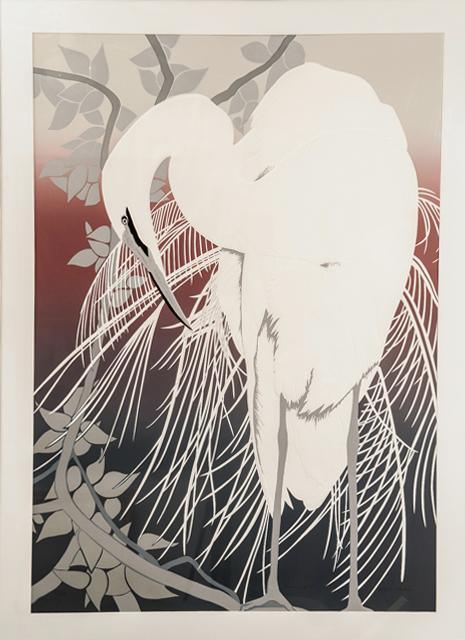 Crane Lithograph | Robert Bowley,{{product.type}}
