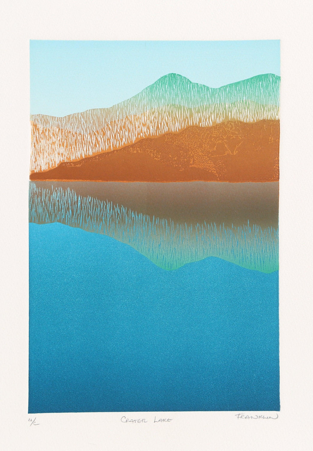 Crater Lake Etching | Franklin,{{product.type}}
