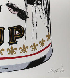 Cream of Crop - Campbell's Soup (Warhol Chef) Screenprint | Michael McKenzie,{{product.type}}