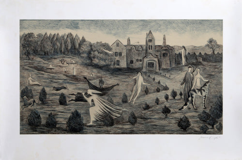 Crookhey Hall Lithograph | Leonora Carrington,{{product.type}}