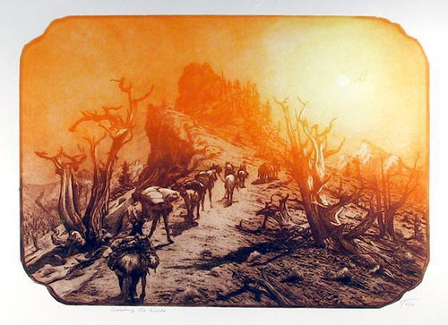 Crossing the Divide Etching | Roy Purcell,{{product.type}}