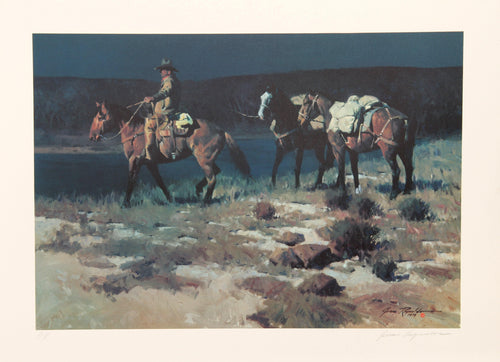 Crossing the Verde Lithograph | James Reynolds,{{product.type}}