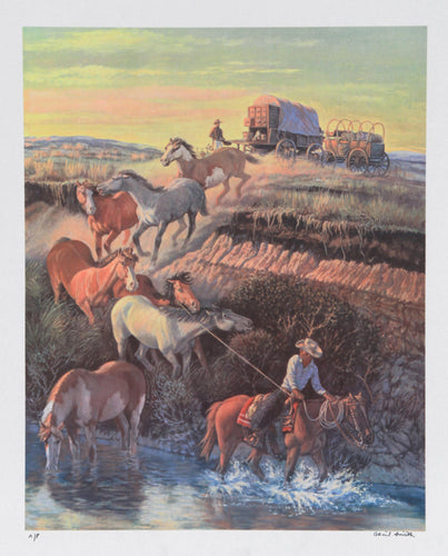Crossing Waters Lithograph | Cecil Smith,{{product.type}}