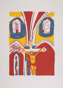 Crucifixion at Vic Su Cere Screenprint | Biagio Civale,{{product.type}}