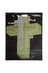 Crucifixion for Pope John Paul II from the Graffiti Series Digital | Jonathan Singer,{{product.type}}