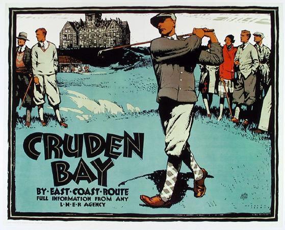 Cruden Bay (Golf) Poster | Austin Cooper,{{product.type}}