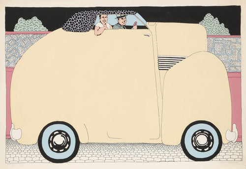 Cruisin' Screenprint | Seymour Chwast,{{product.type}}