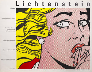 Crying Girl, Museo Modena Poster | Roy Lichtenstein,{{product.type}}