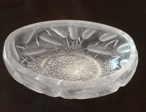Crystal Bowl with Wheat Motif Antiques | Unknown Artist,{{product.type}}